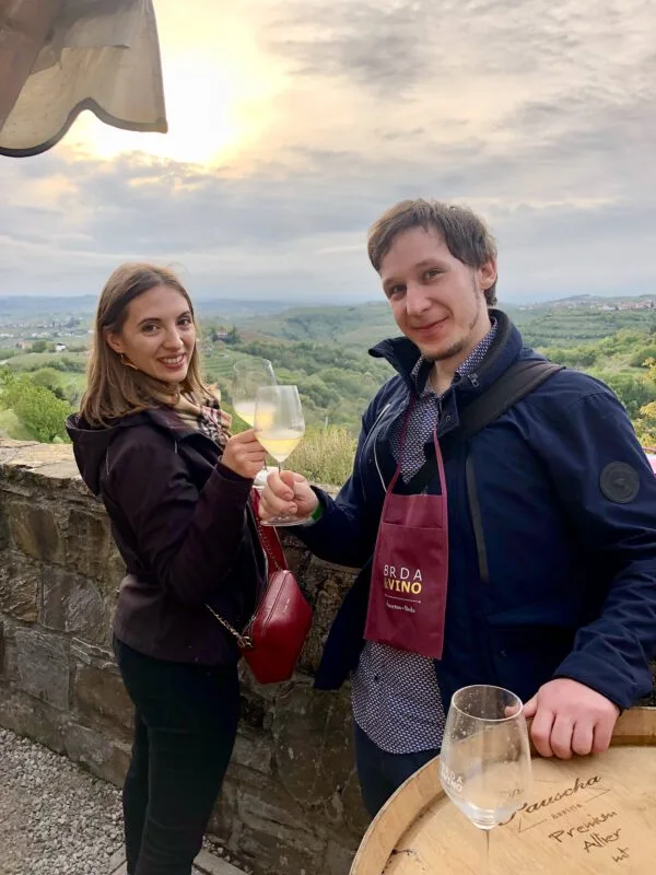 Szene vom Weinfestival Brda in vino